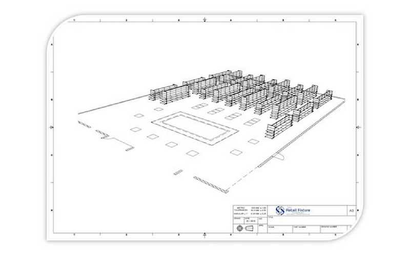 Retail Fixtures Plan Take Off & Installation